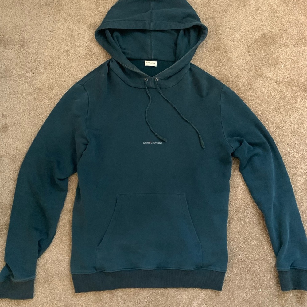 Saint Laurent Spruce Green Hoodie
